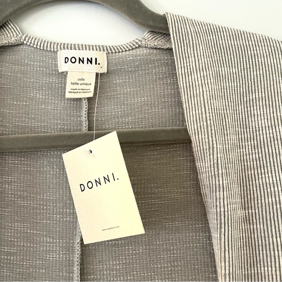 NWT DONNI Sandwashed Cardigan - One Size - Picture 2 of 6